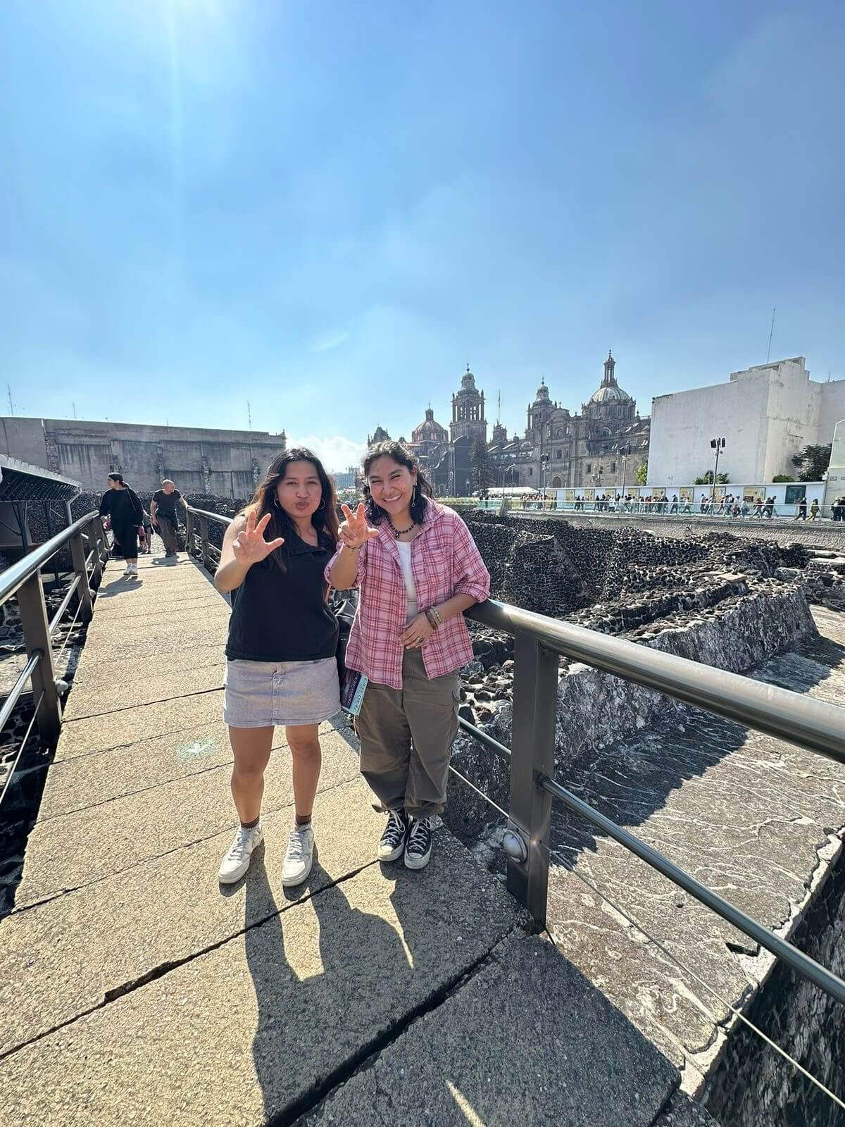 con Mayte en CDMX